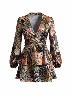 Multi Animal Print Dress